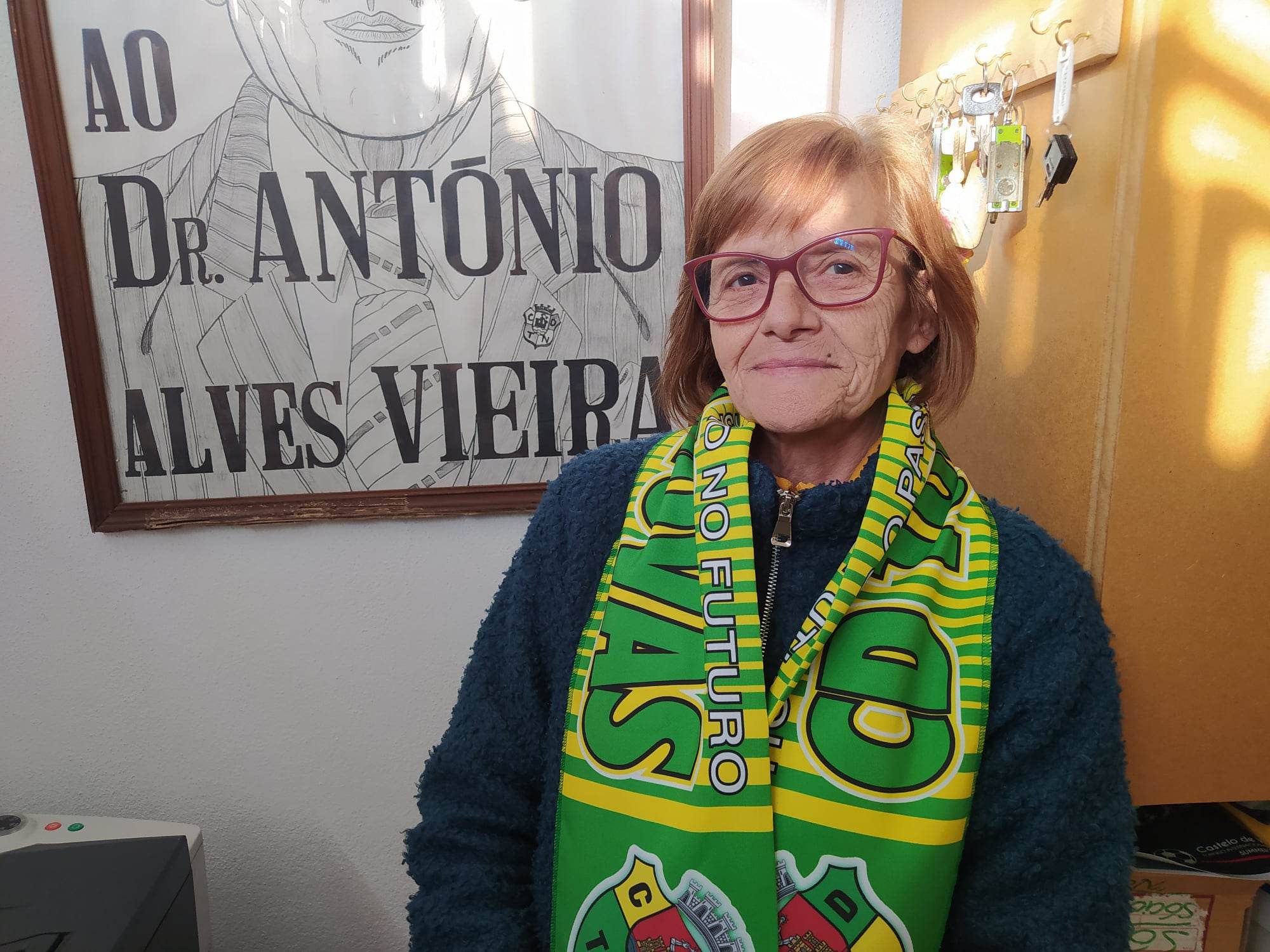 Maria do Céu Ramos, a “mulher forte” do Clube Desportivo de Torres Novas