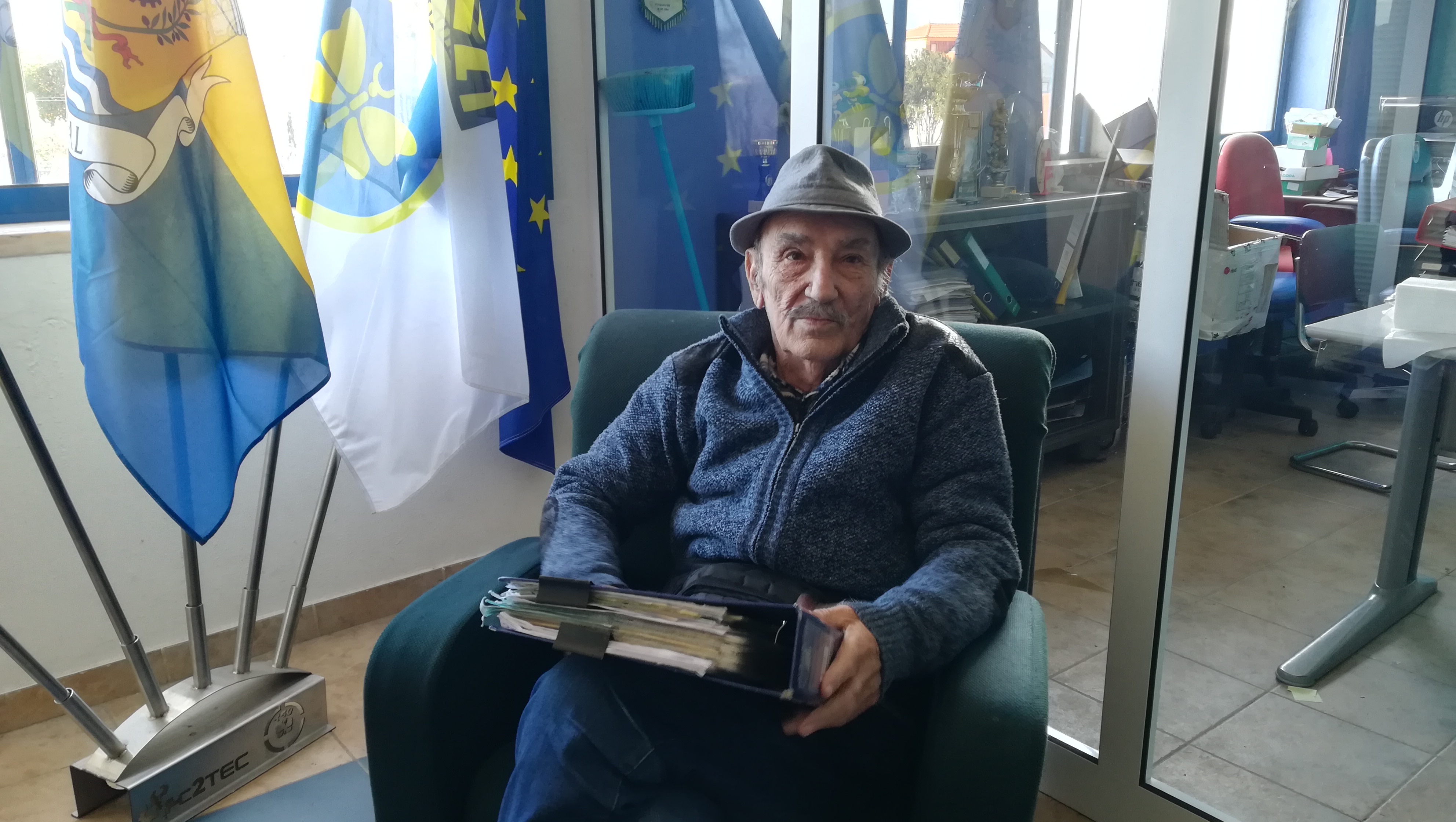 Teófilo Moreira, o octogenário do Tramagal Sport União que há 30 anos cobra quotas por amor à camisola