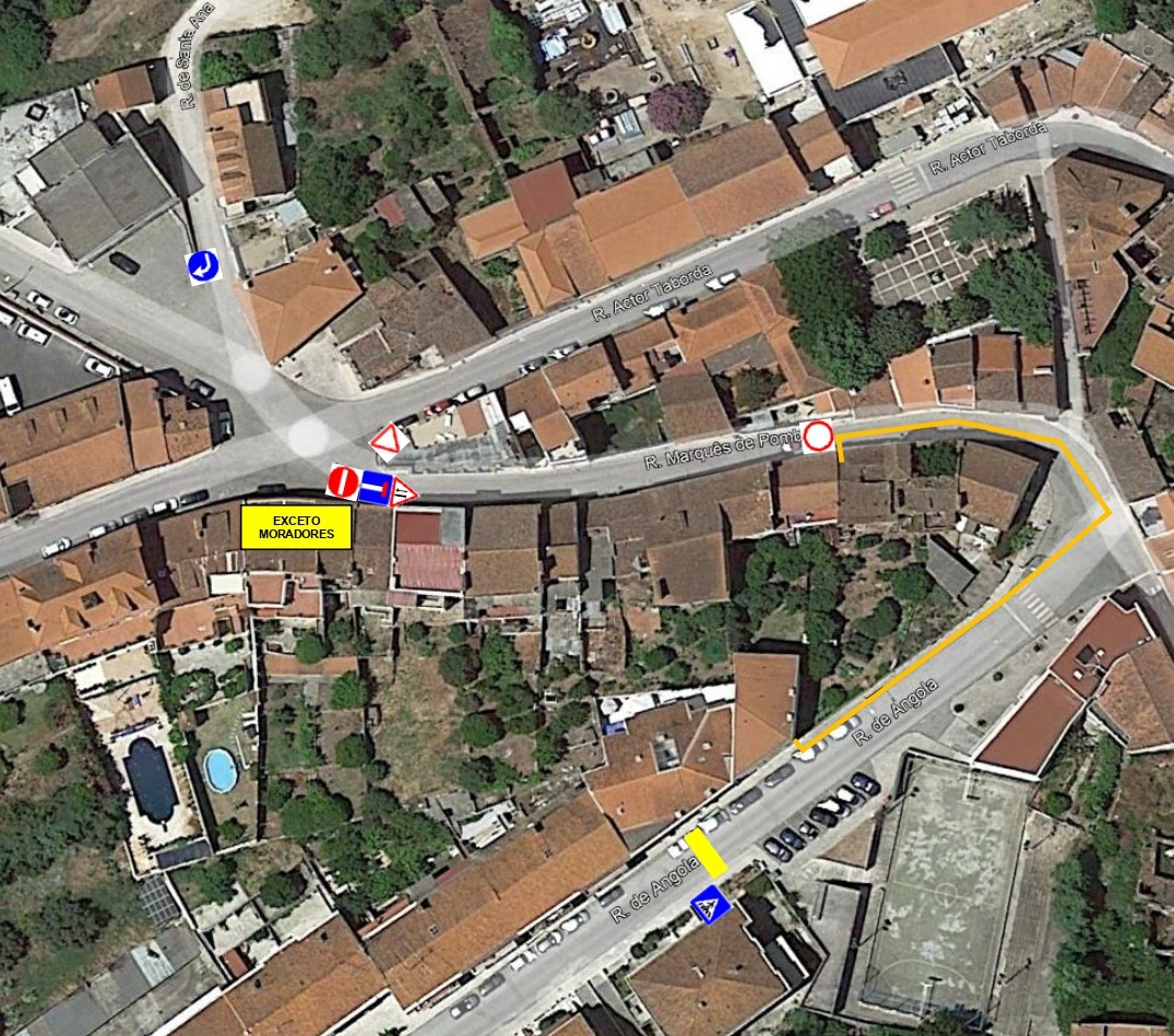 Abrantes | Trânsito interdito na Rua Marquês de Pombal por um ano ...