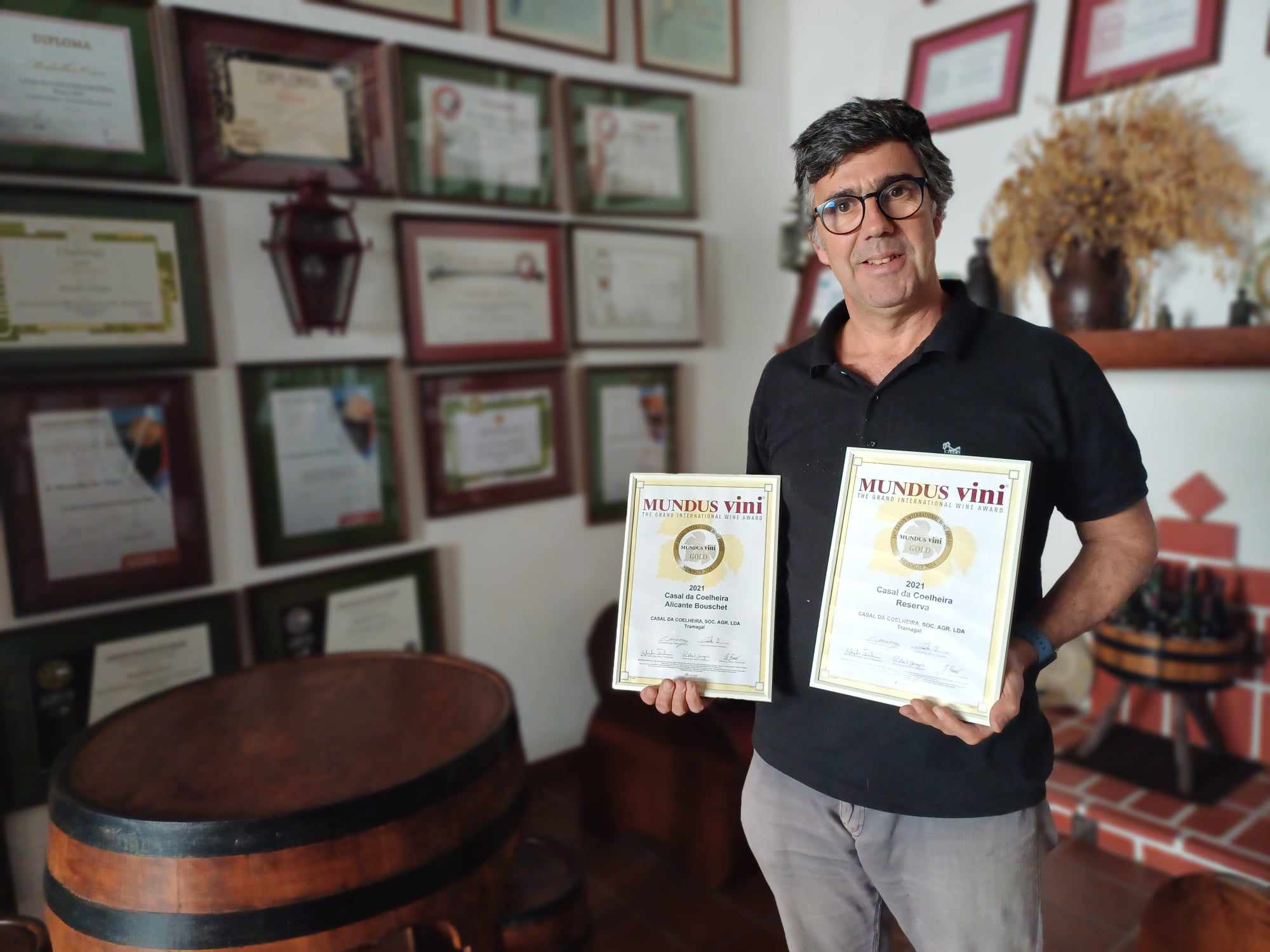 Tramagal | Vinhos da Coelheira  conquistam ouro no Mundus Vini (c/áudio)